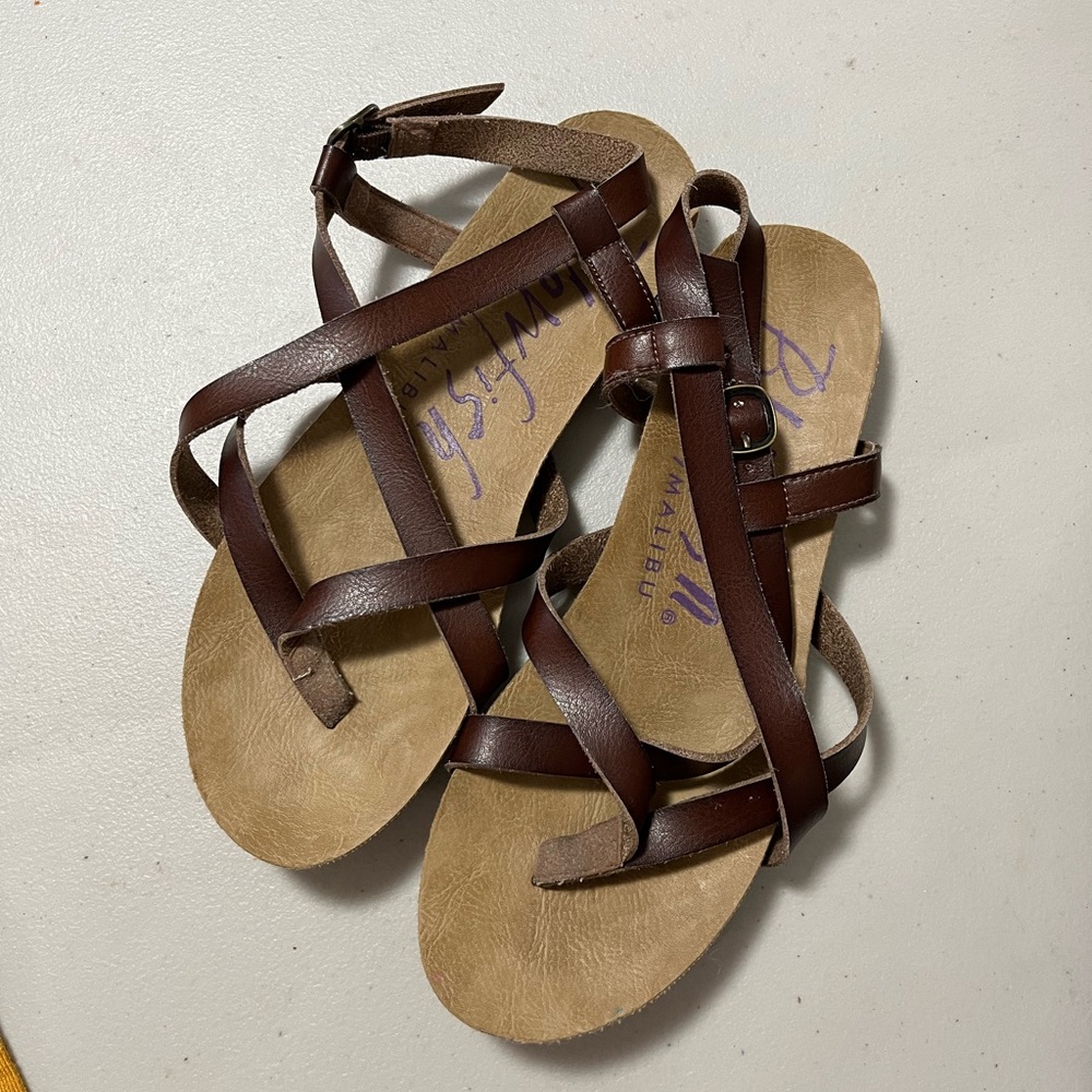 Blowfish sandals (size 6)